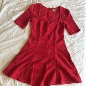 Urban Outfitters Bright Pink Skater Dress - M